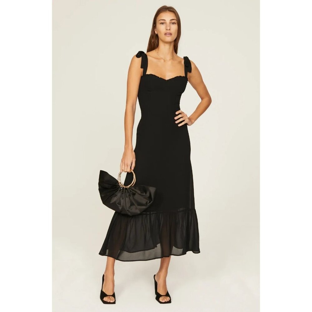 Reformation Nikita Dress in Black